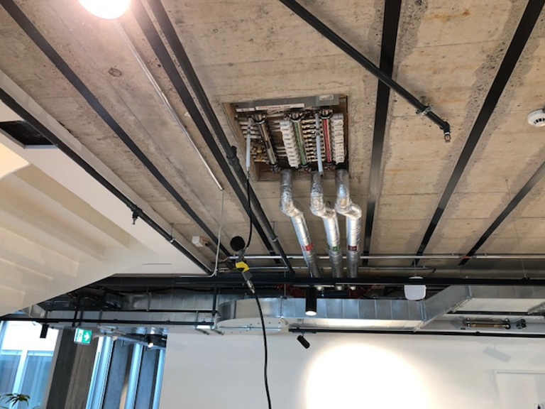 Heizverteilung Neubau